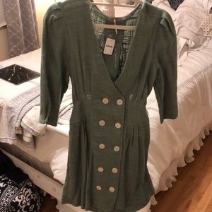 NWT Free People dress with buttons